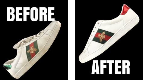 how to clean my gucci sneakers